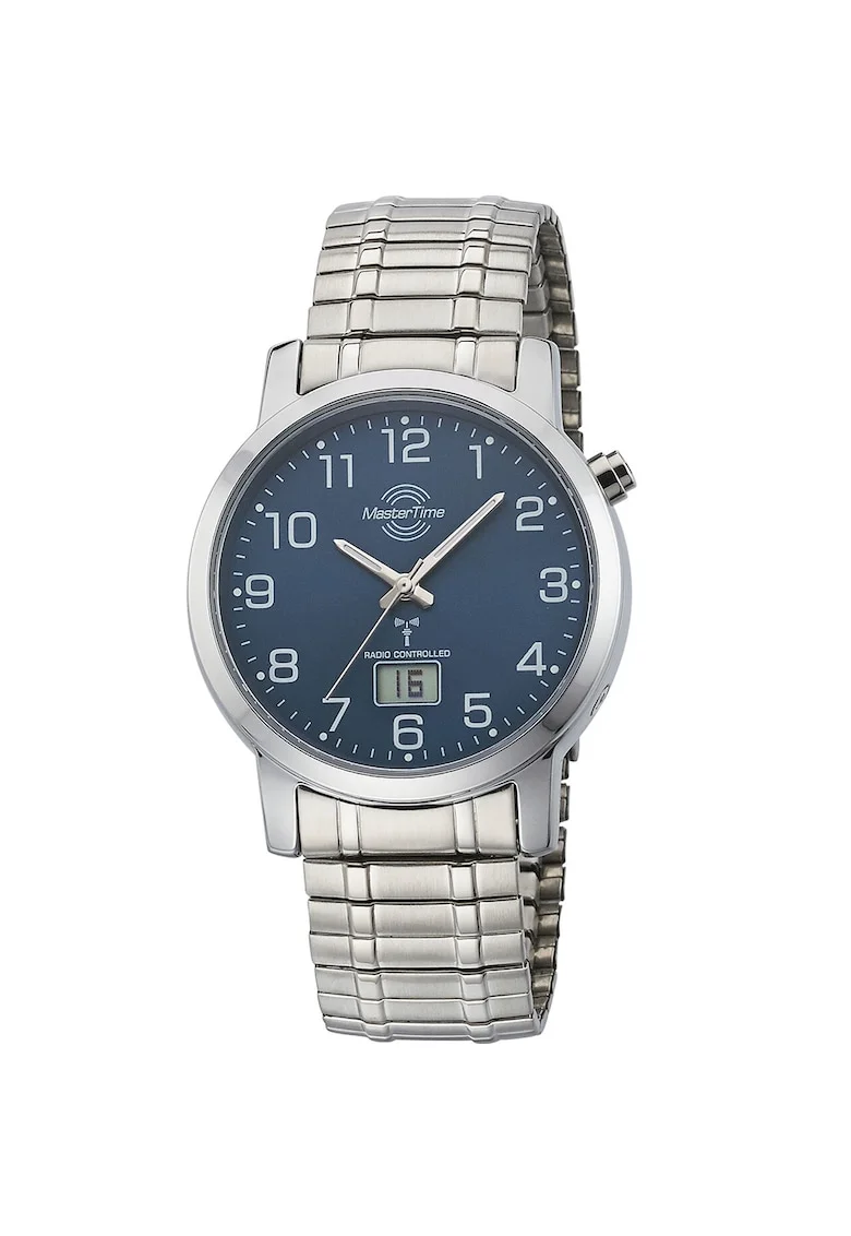 Ceas barbatesc  41mm, 3ATM, Argintiu, Auriu