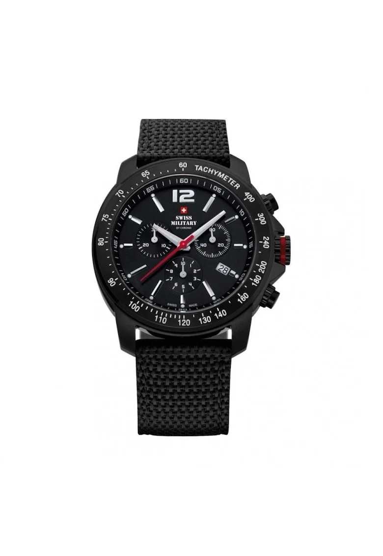 Ceas barbatesc Swiss Military Chrono Casual Sport, Negru