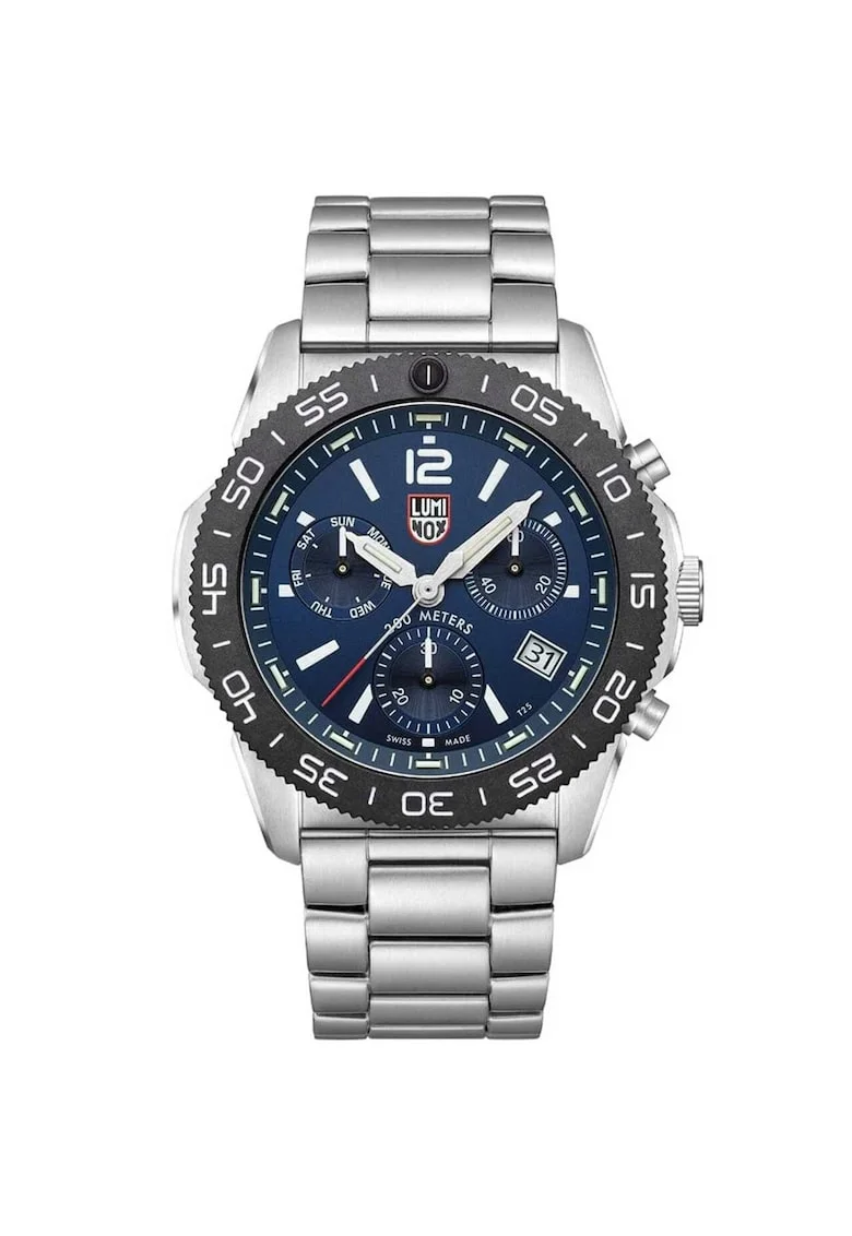 Ceas barbatesc  Quartz, 44mm, 20ATM, Albastru