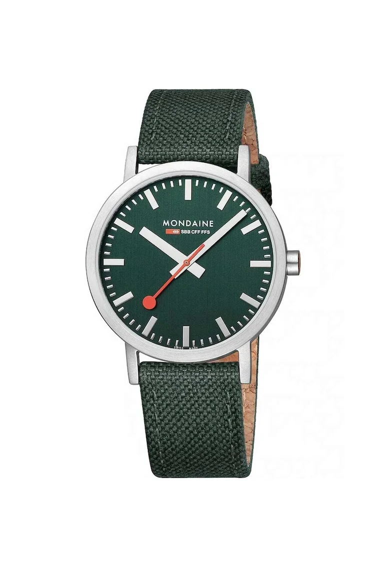 Ceas barbatesc  Quartz, 40mm, 3ATM, Verde