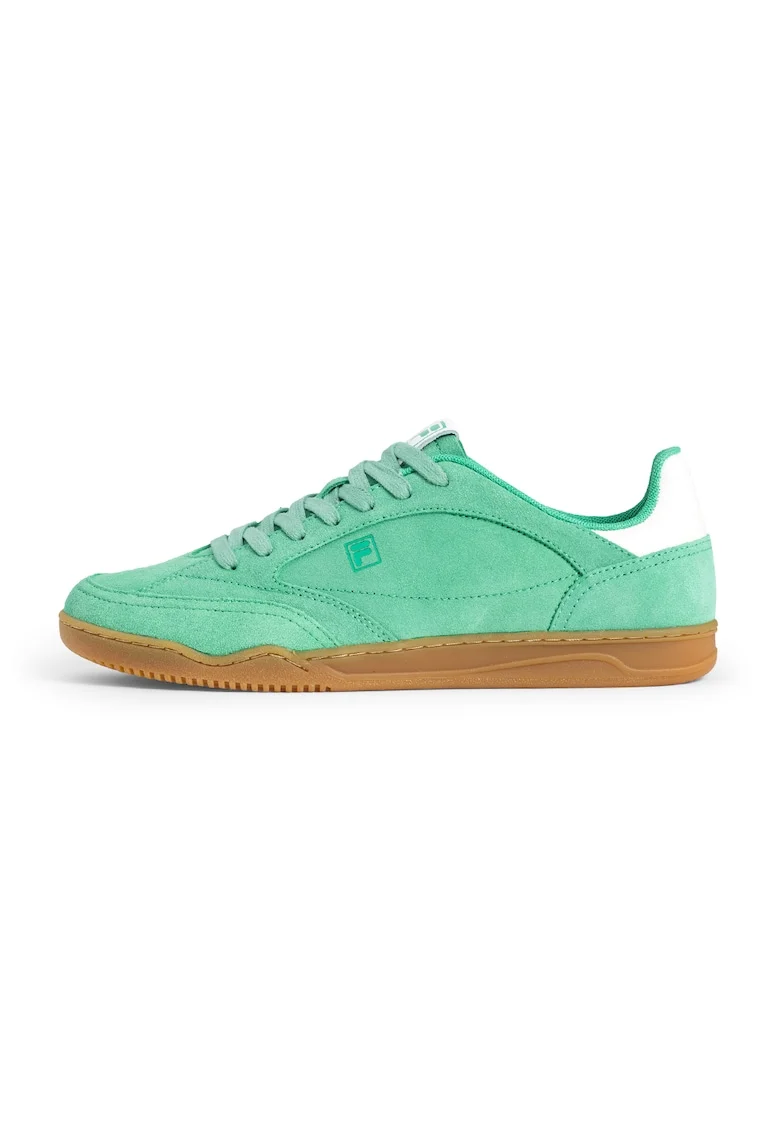 Pantofi sport din piele Slantshot S, Alb murdar/Verde menta