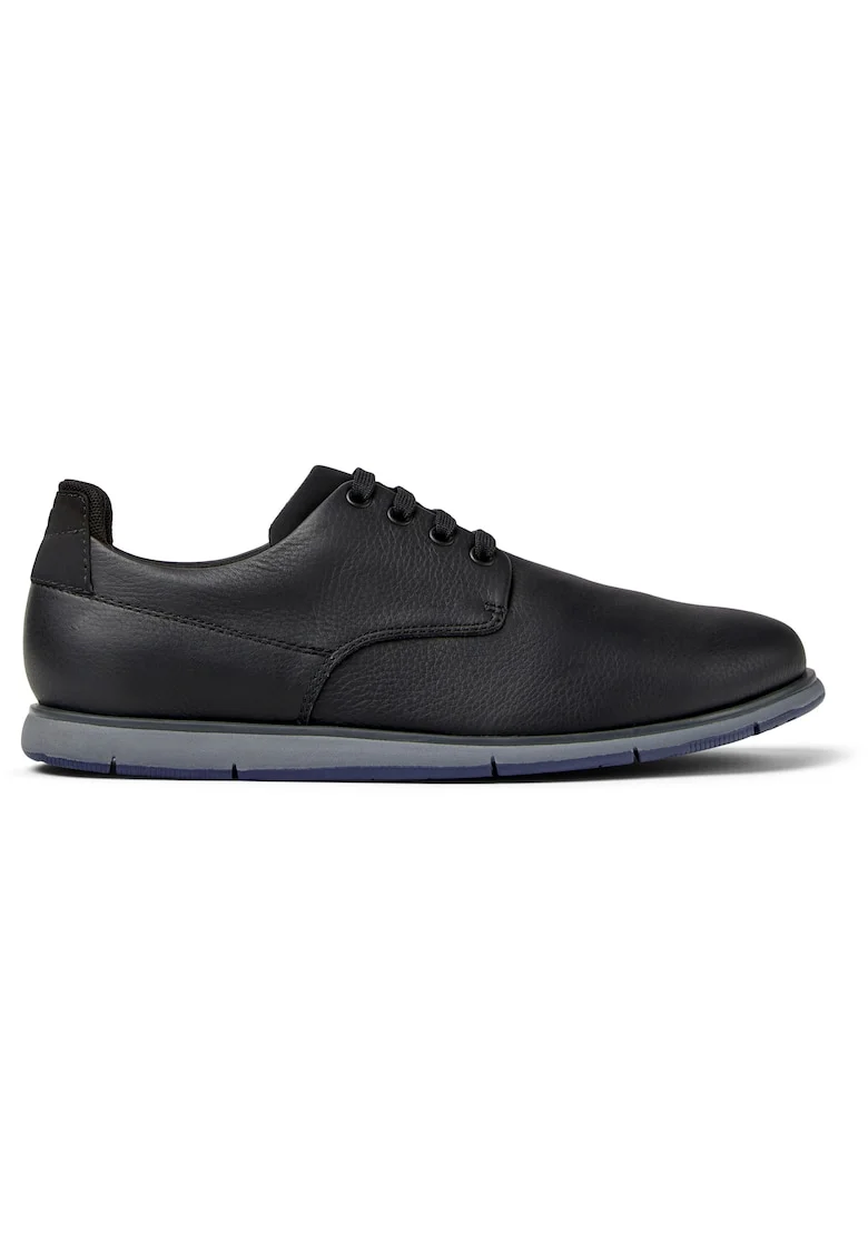 Pantofi derby de piele Smith, Negru