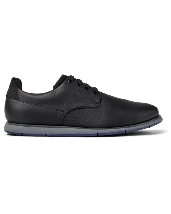 Pantofi derby de piele Smith, Negru