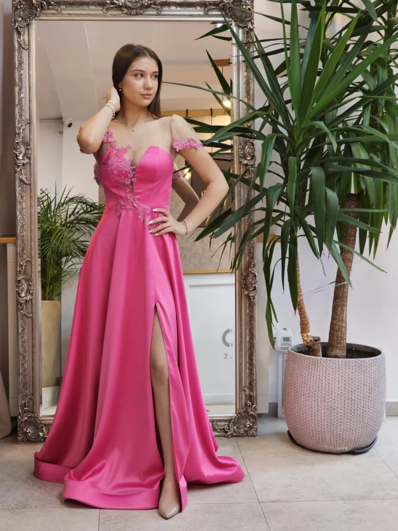 Rochie eleganta lunga din tafta