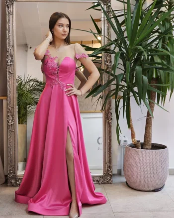 Rochie eleganta lunga din tafta