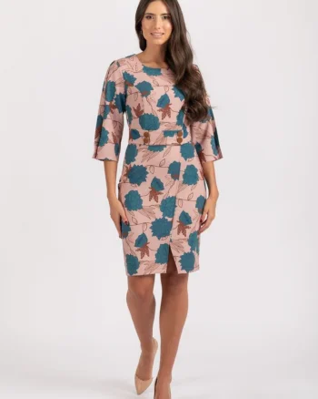 Rochie eleganta cu imprimeu floral