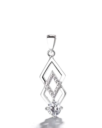 Pandantiv argint 925, JW1305, model elegant, placat cu rodiu