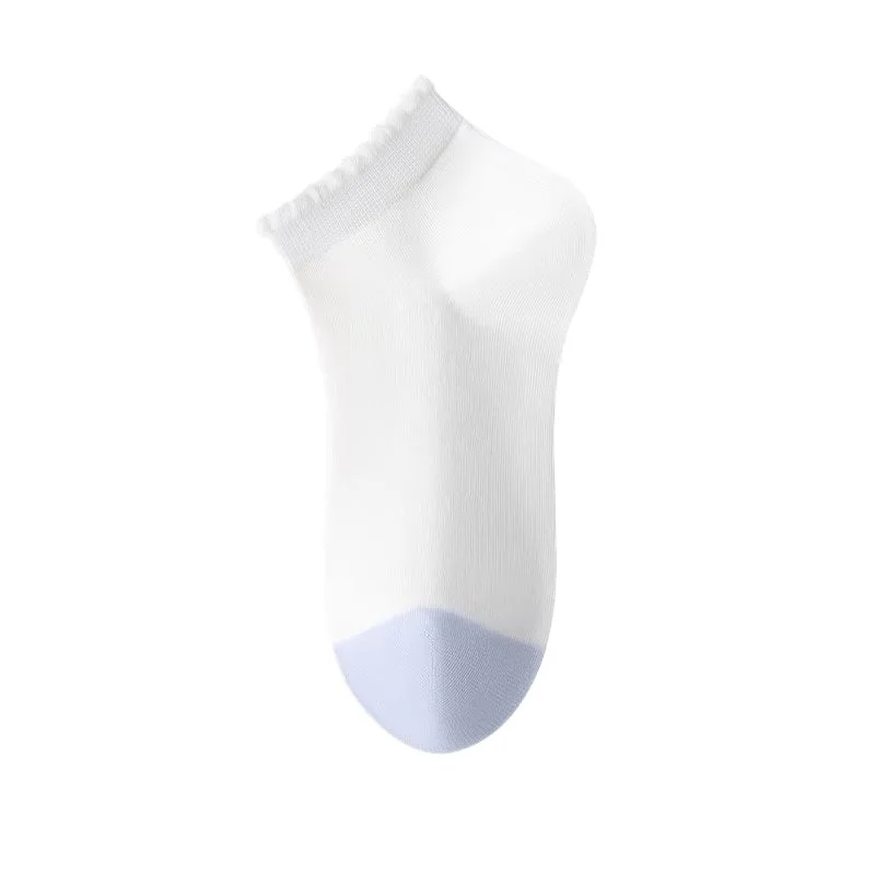 Sosete pentru dama, SS197, Alb, marime universala (35-39)