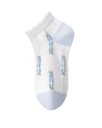 Sosete pentru dama, SS198, Alb, marime universala (35-39)