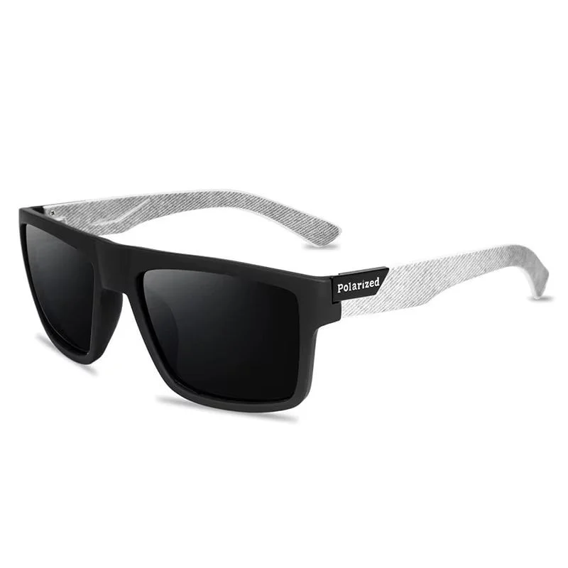Ochelari de soare unisex, SG023, Negru/Gri