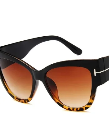 Ochelari de soare pentru femei, SG093, Negru/Maro