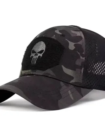 Sapca pentru barbati, SP077, Negru militar