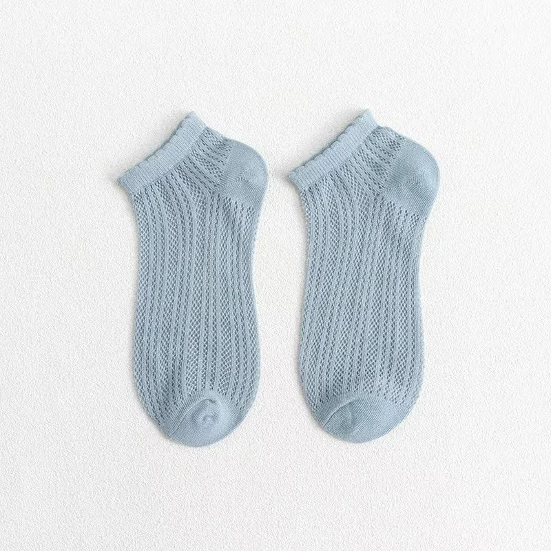 Sosete pentru dama, SS237, Albastru, marime universala (35-39)