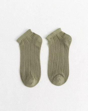 Sosete pentru dama, SS238, Verde, marime universala (35-39)