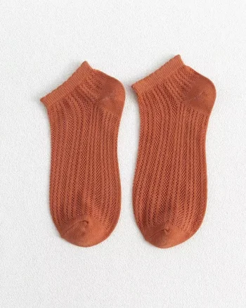 Sosete pentru dama, SS240, Portocaliu, marime universala (35-39)