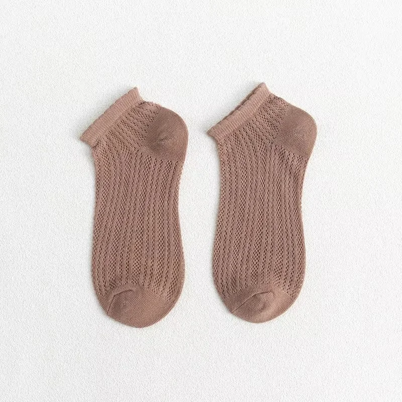 Sosete pentru dama, SS244, Maro, marime universala (35-39)