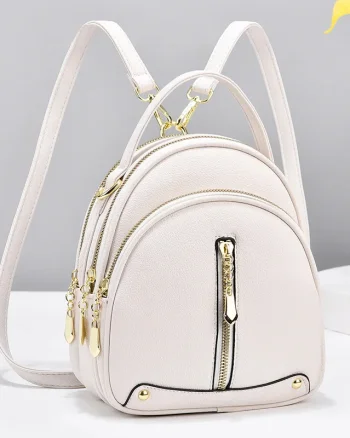 Geanta tip rucsac, Perdita GT3059, Crem