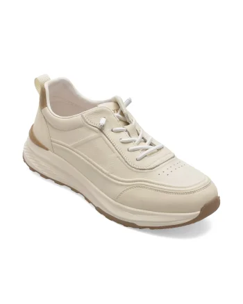 Pantofi sport GRYXX albi, 52331, din piele naturala