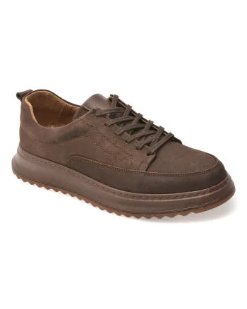 Pantofi sport GRYXX maro, BS41502, din nabuc