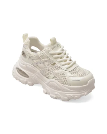 Pantofi sport GRYXX albi, 979, din piele naturala