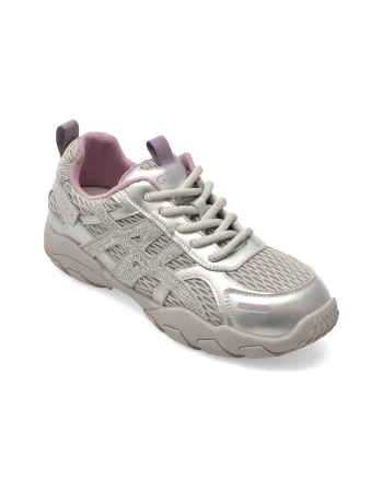 Pantofi sport GRYXX argintii, 985, din piele naturala