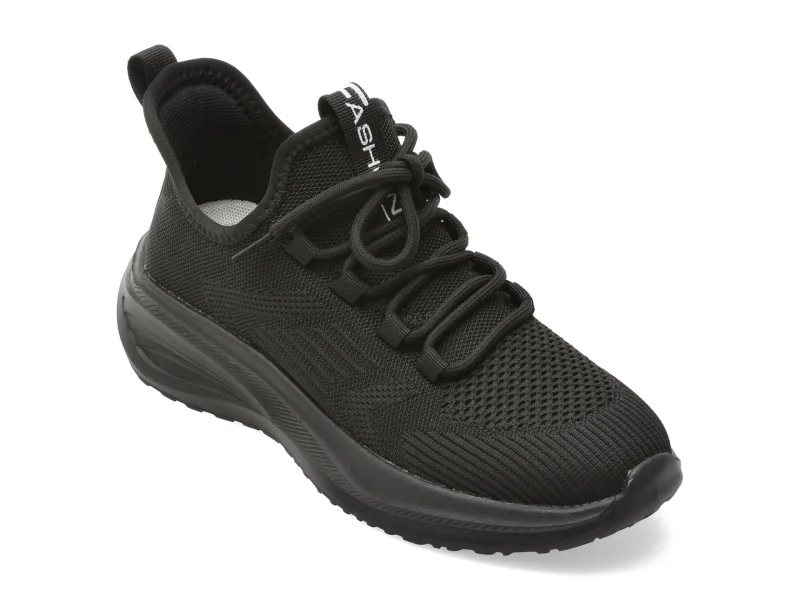 Pantofi sport GRYXX negri, 20252, din material textil