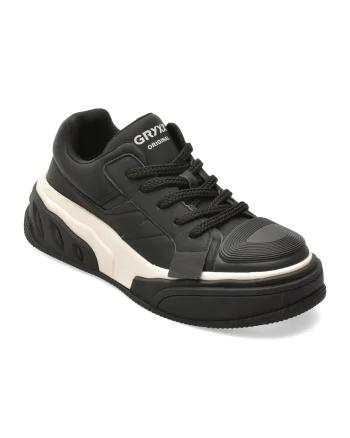 Pantofi sport GRYXX negri, 66608, din piele naturala