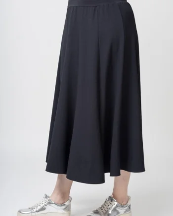 Fusta neagra in clini, din vascoza (78cm)