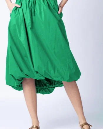 Fusta gogosar din bumbac, verde