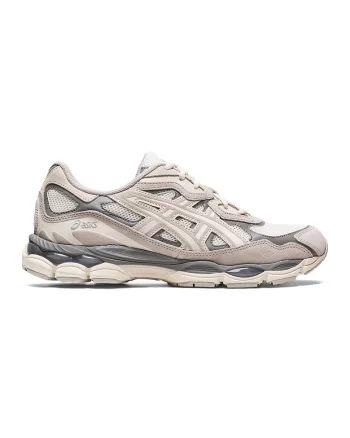 Pantofi sport cu insertii de piele intoarsa GEL-NYC, Roz prafuit/Gri inchis
