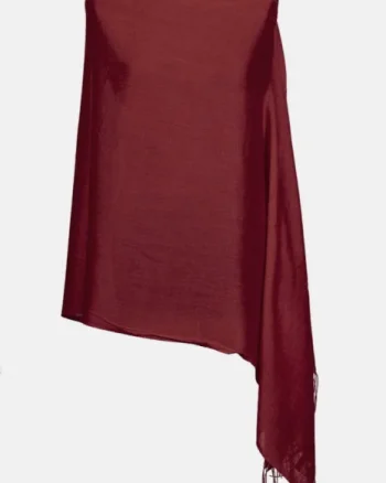 Esarfa visinie din cashmere subtire dreptunghiulara