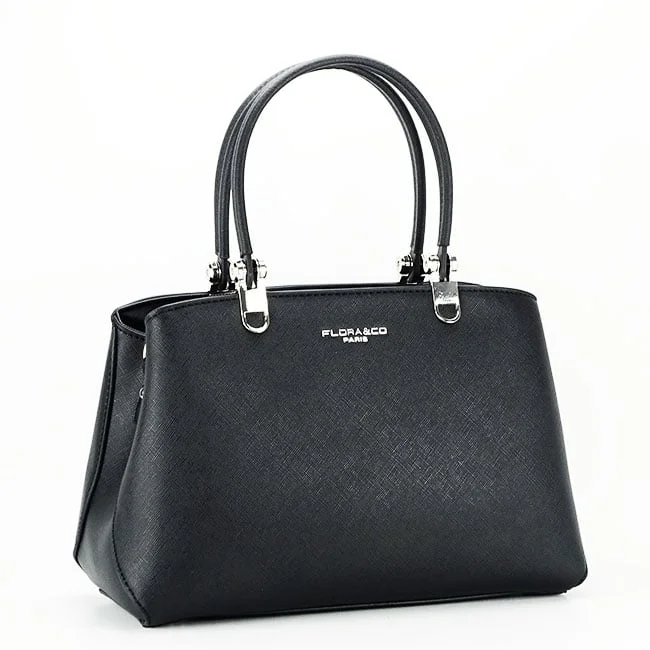 Geanta office casual FloraCo Paris F6538 15 Negru