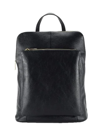 Rucsac din piele naturala 2 in1 negru 1441 123