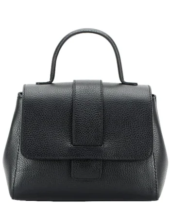 Geanta din piele naturala  neagra 1047 123
