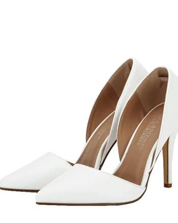 Pantofi albi decupati BLJY6627 01