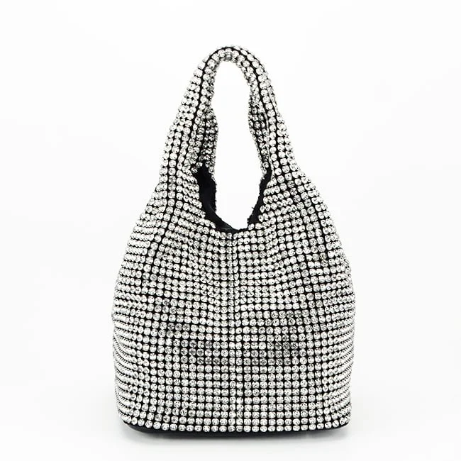 Geanta eleganta cu pietricele BJH-702 05 Negru