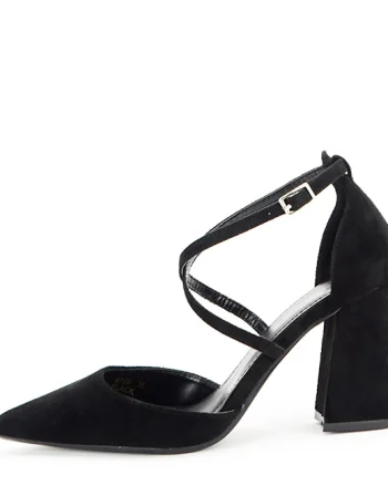 Pantofi negrii eleganti 8709 04