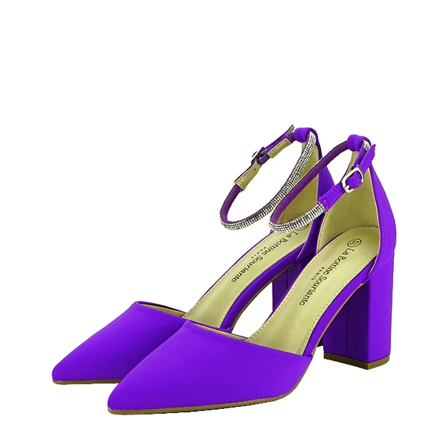 Pantofi eleganti mov BYJ8296 03