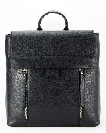 Rucsac din piele naturala 8941 124 Negru