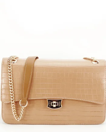 Geanta medie David Jones Paris 7002-2 15 Camel