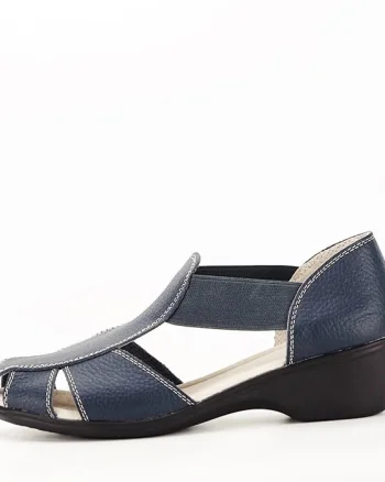 Sandale bleumarin din piele naturala Calypso 127