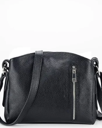 Geanta neagra din piele naturala 8923 123