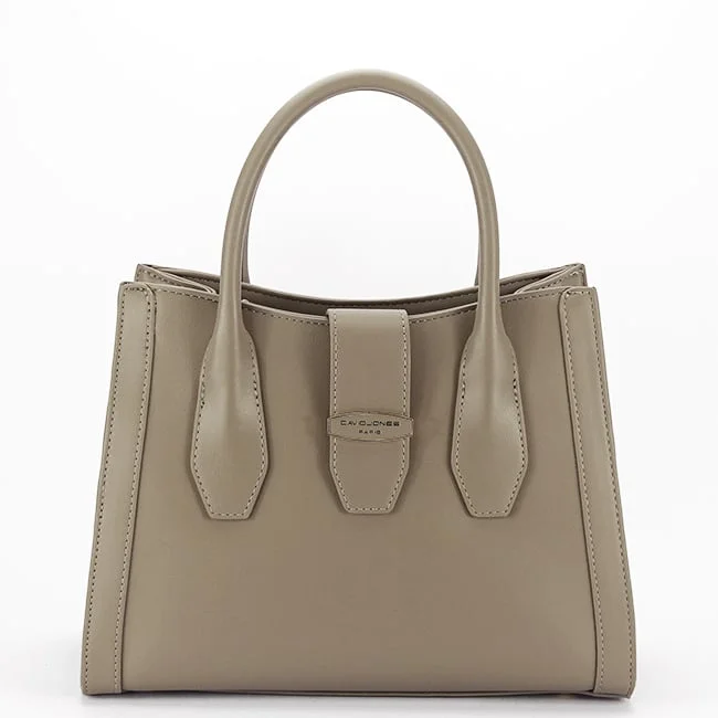 Geanta taupe medie David Jones Paris 7187-1 11