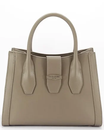 Geanta taupe medie David Jones Paris 7187-1 11
