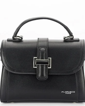 Geanta casual neagra FLORACo F8538 11