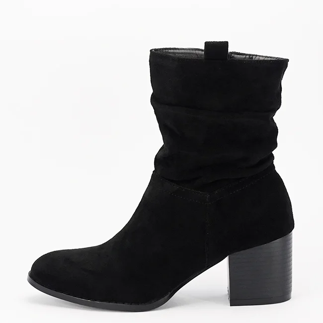 Botine negre lungi BMO8329 110