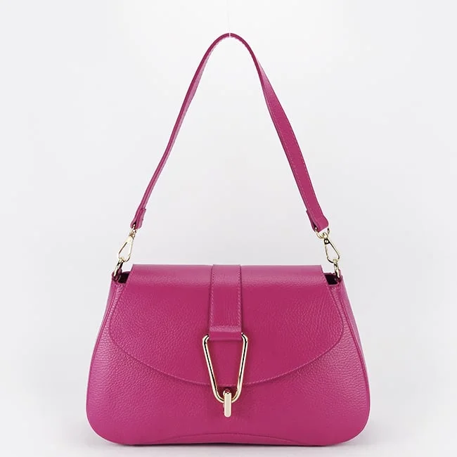 Geanta fucsia din piele naturala 1755 125