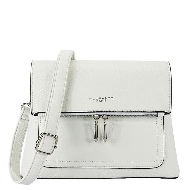 Geanta alba casual FloraCO Paris H6922 126
