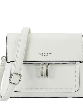 Geanta alba casual FloraCO Paris H6922 126