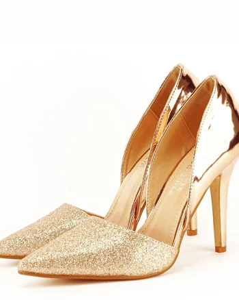 PANTOFI CHAMPAGNE DECUPATI MEGAN 04